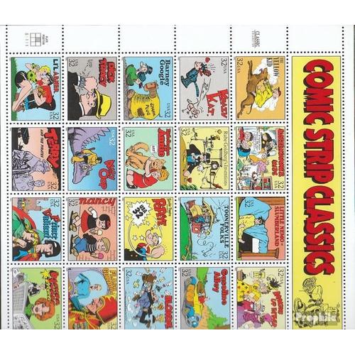 Etats-Unis 2652-2671 Feuille Miniature (Complète.Edition.) Neuf Avec Gomme Originale 1995 Classique Comicstrips