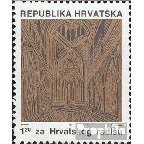 Croatie Z8d (Édition Complète) Oblitéré 1991 Gedenkgottesdienst