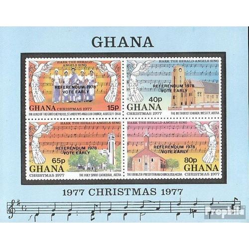 Ghana Bloc 74 (Complète.Edition.) Neuf Avec Gomme Originale 1978 Référendum