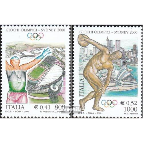 Italie 2716-2717 (Complète Edition) Neuf Avec Gomme Originale 2000 Jeux Olympiques Été`00 Sydney