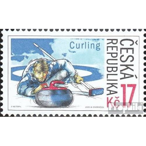 République Tchèque 450 (Complète Edition) Neuf Avec Gomme Originale 2005 Curling