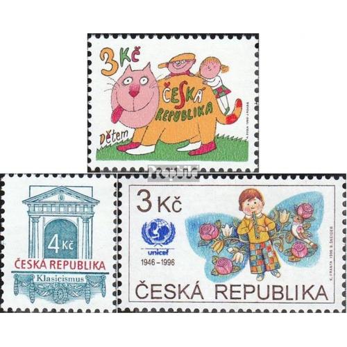 République Tchèque 117,118,121 (Complète Edition) Neuf Avec Gomme Originale 1996 Kindertag, Styles, Unicef