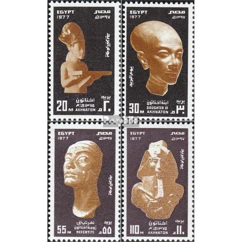 Égypte 1234-1237 (Complète Edition) Neuf Avec Gomme Originale 1977 Sculptures