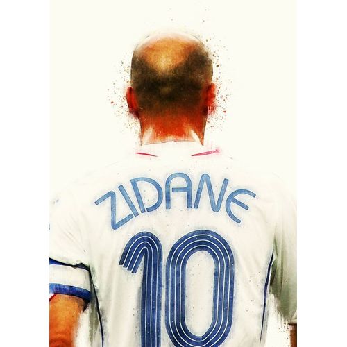 Canevas imprimer Zinédine Zidane France=1272 Impression sur toile DIY installer 40x50cm