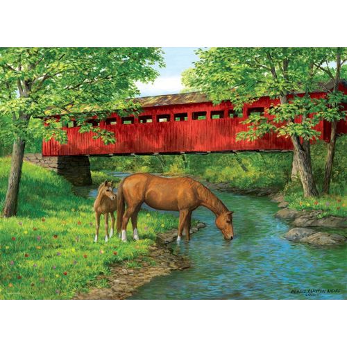 Eurographics Sweet Eau Pont Par Persis Clayton Weirs Puzzle 1000 Pièces Puzzle