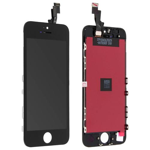 Ecran Lcd Iphone 5s / Se + Vitre Tactile Compatible Noir