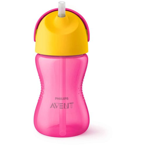 Tasse Paille 260 Ml Rose Et Jaune - Philips Avent