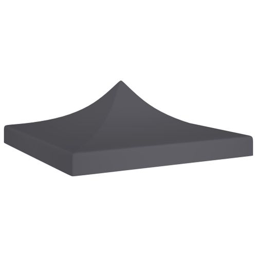 Vidaxl Toit De Tente De Réception 2x2 M Anthracite 270 G/M²
