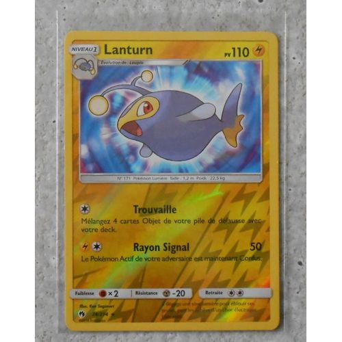 Carte Pokémon Française Reverse 74 /214 Lanturn