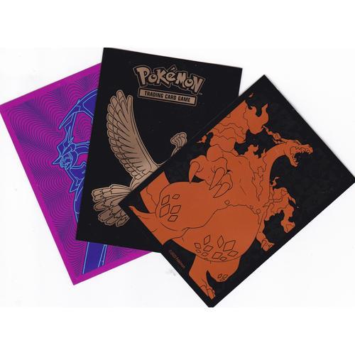 3 Protèges Carte Pokemon - Ultra-Pro - Dracaufeu - Ho-Oh