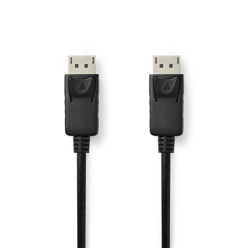 Nedis Câble DisplayPort 1.4 DisplayPort Mâle vers DisplayPort Mâle 2,00 m Noir