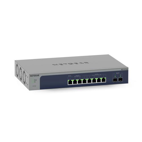 NETGEAR Smart MS510TXM - Commutateur - L3 Lite - intelligent - 4 x 100/1000/2.5G + 4 x 1/2.5/5/10GBase-T + 2 x SFP+ 10 Go (liaison montante) - de bureau, Montable sur rack