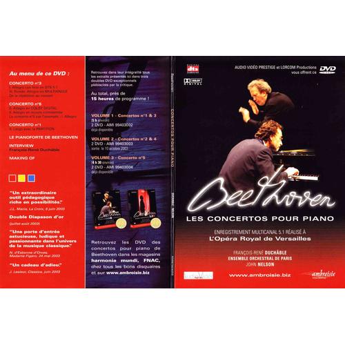 Beethoven Les Concertos Pour Piano :Concerto No 3 + Concerto No 5+ Concerto No 1 + Interview De François René Duchable