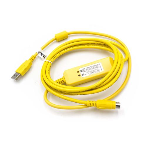 vhbw Câble USB de programmation compatible avec Fatek Facon Série FBS radio, jaune