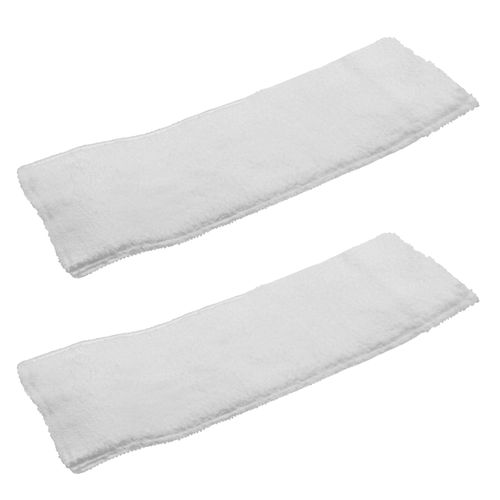 vhbw set de lingettes (2-exemplaires) tampon en microfibre compatible avec Kärcher SC 6800 C, SC 6800 CB, SL4 Iron Kit balai vapeur, serpillière