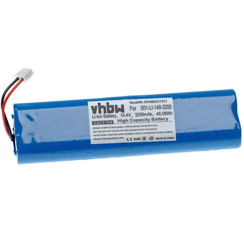 vhbw batterie compatible avec Ecovacs Deebot Ozmo 960 robot électroménager (3200mAh, 14,4V, Li-ion)