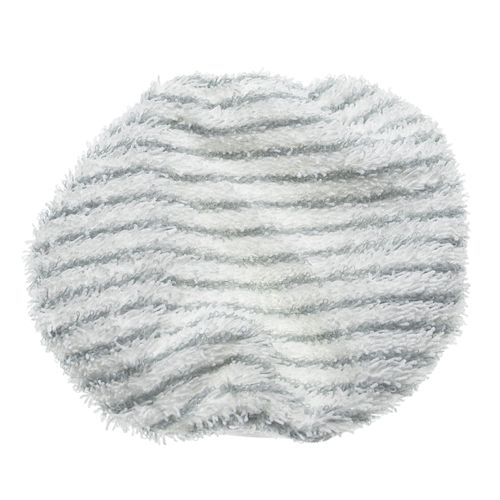vhbw Housse de rechange compatible avec Rowenta Steam Power RY6537WI / 4Q0, RY6553 nettoyeur à vapeur, balai vapeur - microfibre, blanc