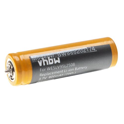 vhbw Batterie compatible avec Panasonic ES-LA92, ES-LA93, ES-LF51, ES-LF71, ES-LT2 rasoir tondeuse électrique (800mAh, 3,7V, Li-ion)