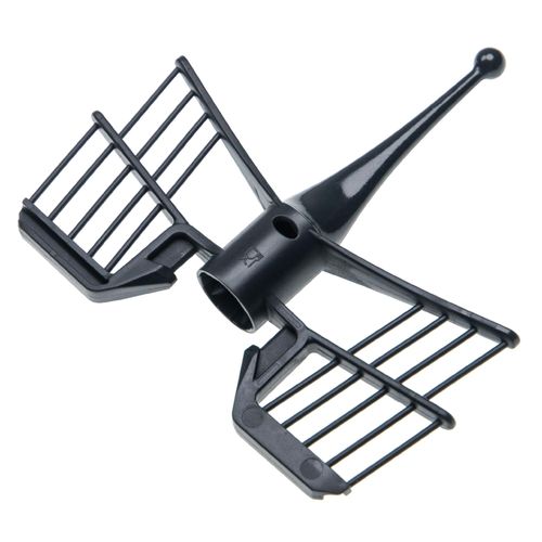 vhbw Fouet papillon compatible avec Vorwerk Thermomix TM5, TM6 robot de cuisine, plastique, noir