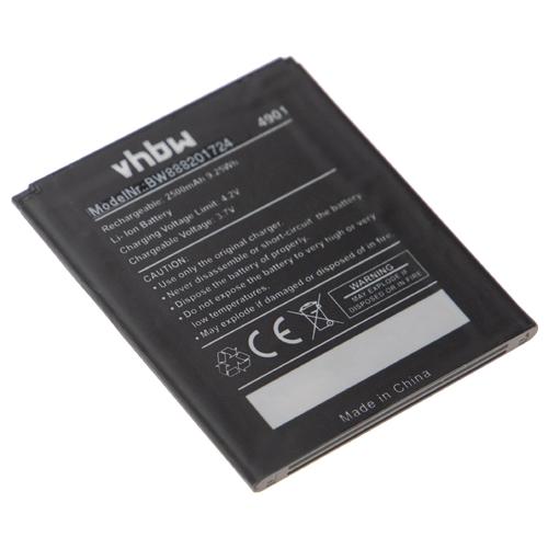 Vhbw Batterie Remplacement Pour Wiko 4901 Pour Smartphone (2500mah, 3,7v, Li-Polymère)