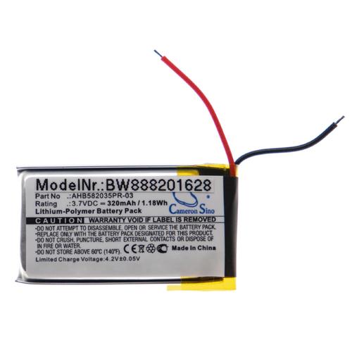 Vhbw Batterie Remplacement Pour Jabra Ahb582035pr-03 Pour Poste Mains-Libres Téléphone De Conférence (320mah, 3,7v, Li-Polymère)