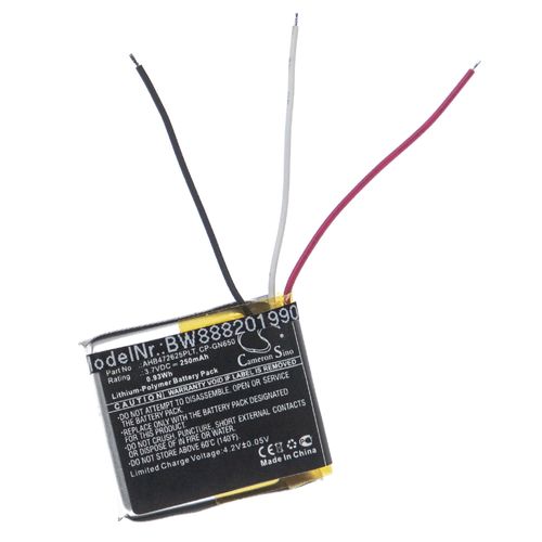 Vhbw Batterie Remplace Jabra Ahb472625plt, Cp-Gn650 Pour Casque Écouteurs Casque Micro Sans Fil (250mah, 3,7v, Li-Polymère)