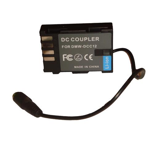 vhbw Coupleur DC remplacement pour Panasonic DMW-DCC12, DMW-DCC12E pour appareil photo reflex DSLR