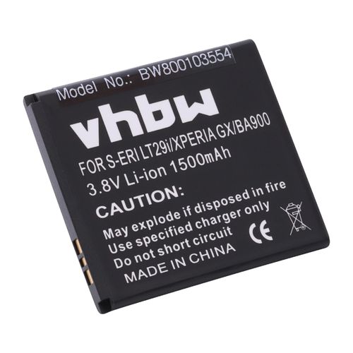 Vhbw Batterie Compatible Avec Sony Xperia M Dual (C2005) Smartphone (1500mah, 3,8v, Li-Ion)