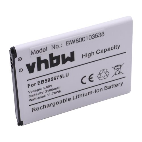 Vhbw Batterie Compatible Avec Samsung Galaxy Note Ii Smartphone (3100mah, 3,7v, Li-Ion)