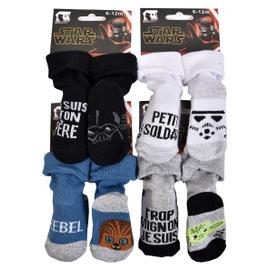 Chaussettes Bebe Naissance Licence Fantaisie Mickey Minnie Winnie Roi Lion Assortiment Modeles Photos Selon Arrivages Pack De 4 Paires Star Wars Garcon Rakuten