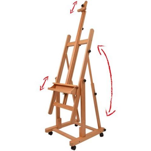 Chevalet Professionnel D'atelier En Bois Massif De Hêtre Artina