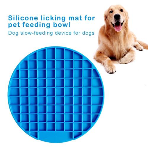 Silicone Chien Alimentation Coussin Chat Lécher Tapis Pour Chiens Chats Lickimat Chien Bain Copain Animaux De Compagnie Chiot Lent Nourriture Ventouse Lick Pad Produits Pour Animaux De Compagnie