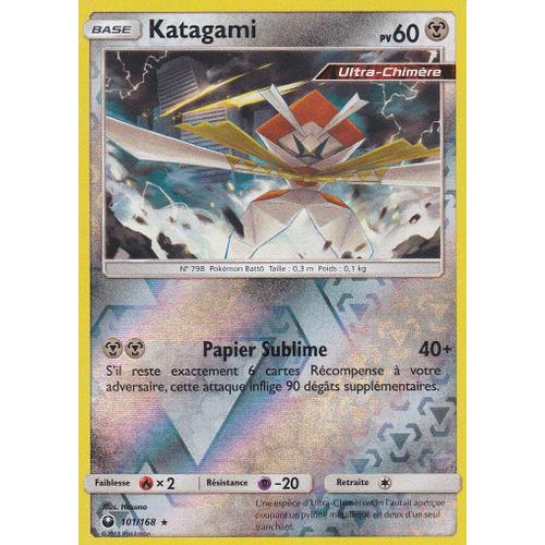 Carte Pokemon - Katagami - 101/168 - Holo-Reverse - Soleil Et Lune 7 Tempete Céleste