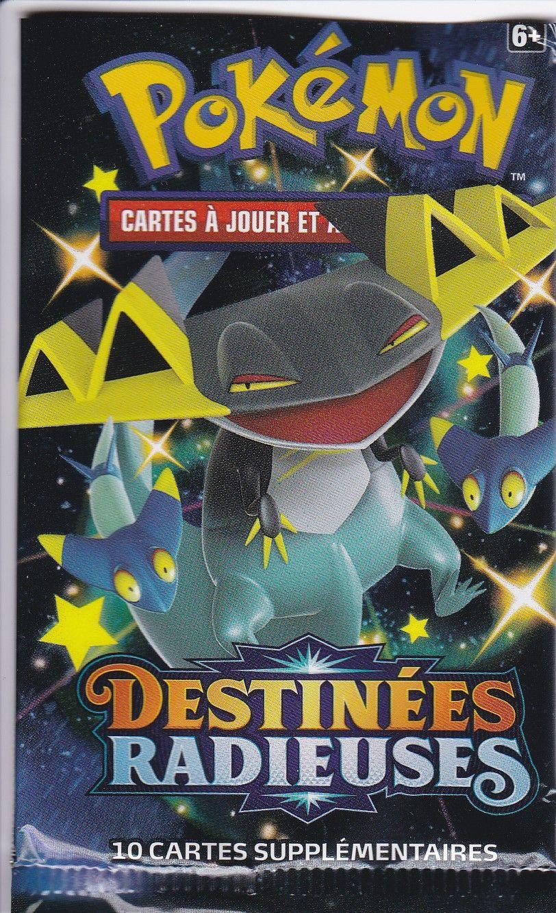 Pokemon Destinées Radieuses.- Boîte Cartes Pokemon Métal vide