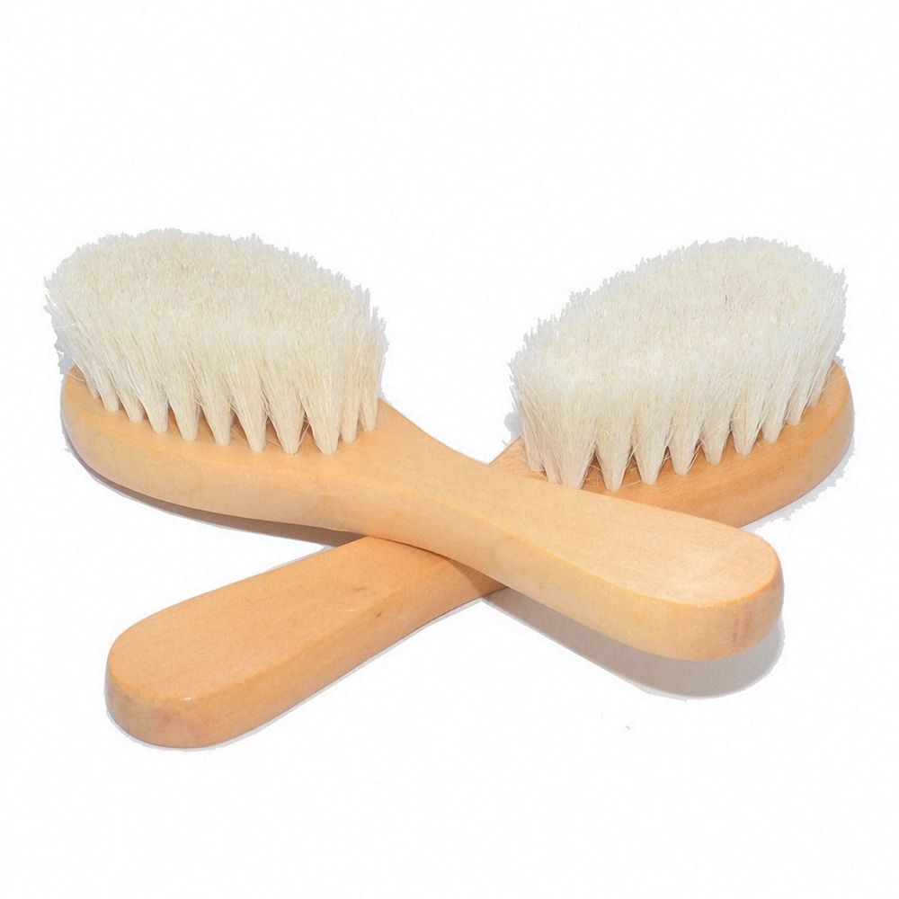 1pc Bebe En Bois Laine Brosse Peigne Nouveau Ne Brosse A Cheveux Infantile Tete Masseur Antistatique Enfants Peigne Brosse A Cheveux Bain Brosse Bebe Soins Rakuten