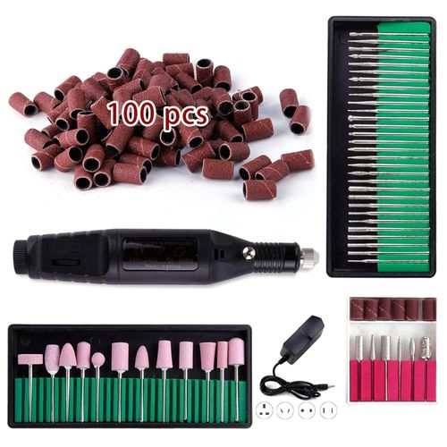Ponceuse À Ongles Électrique Professionnelle 1 Kit Fraiseuse Pour Enlever Le Vernis Gel 