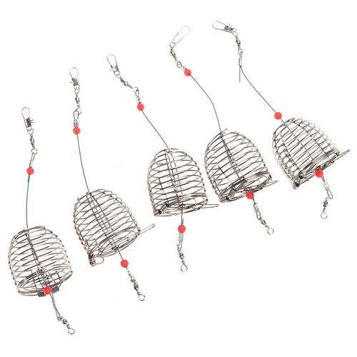 30 Pièces Appât De Pêche Cage De Pêche Leurre Cage Piège De Pêche Panier Mangeoire Titulaire Matériel De Pêche Matériel De Pêche