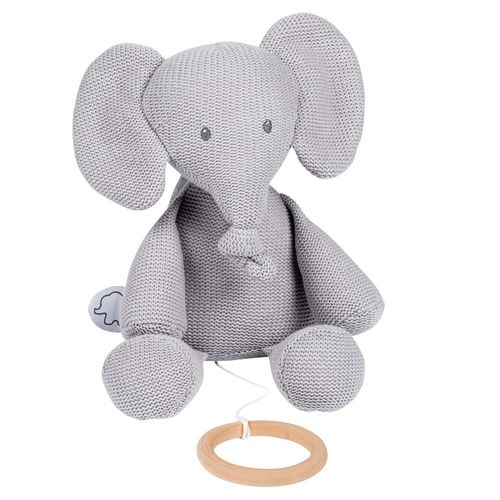 Peluche Musicale Éléphant Tricot Tembo - Nattou