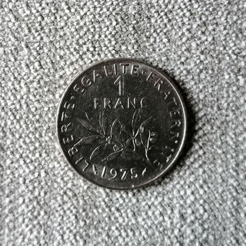 1 Franc 1975 Semeuse Nickel - Monnaie En Franc.