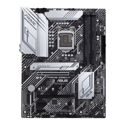 ASUS PRIME Z590-P - Carte-mère - ATX - Socket LGA1200 - Z590 Chipset - USB 3.2 Gen 1, USB 3.2 Gen 2, USB-C Gen 2x2, USB-C Gen1 - 2.5 Gigabit LAN - carte graphique embarquée (unité centrale...