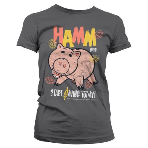 Toy Story - Girly T-Shirt - Hamm (Xl)