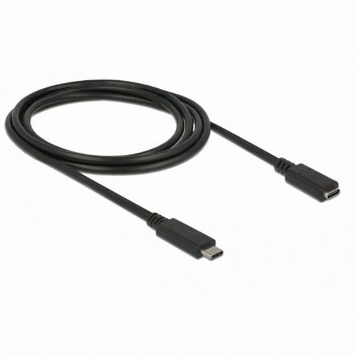 KAB USB3.1 C USB Type-C? Buchse Verlängerung 2,0 m schwarz Delock