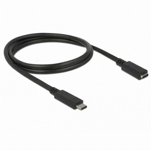 KAB USB3.1 C USB Type-C? Buchse Verlängerung 1,0 m schwarz Delock