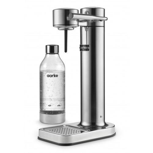 Machine à eau pétillante Aarke Carbonator 3 Argent avec une bouteille PET  incluse