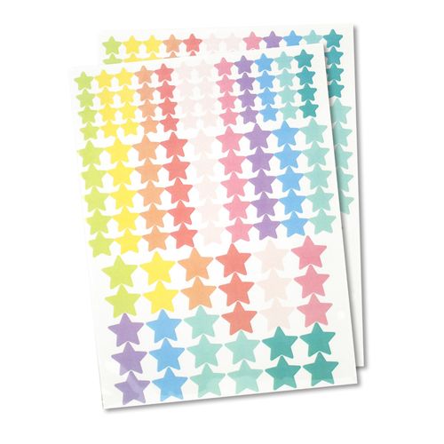 Gommette Pour Enfant Etoiles Couleur Pastel 246 Pièces - Megacrea Diy
