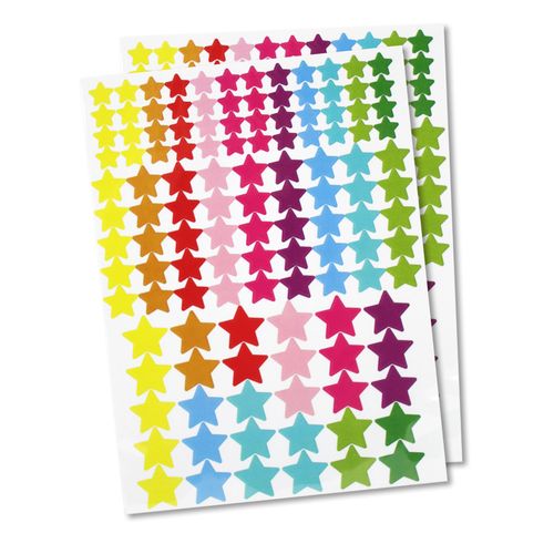 Gommette Pour Enfant Etoiles Couleur Vives 246 Pièces - Megacrea Diy