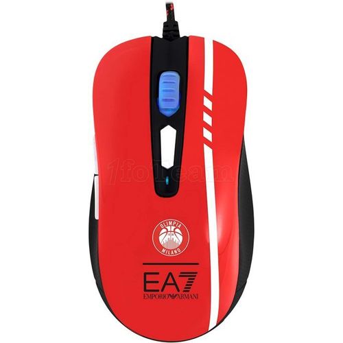 Souris filaire Gamer Mars Gaming MMEA7 Emporio Armani 7 (Noir/Rouge)