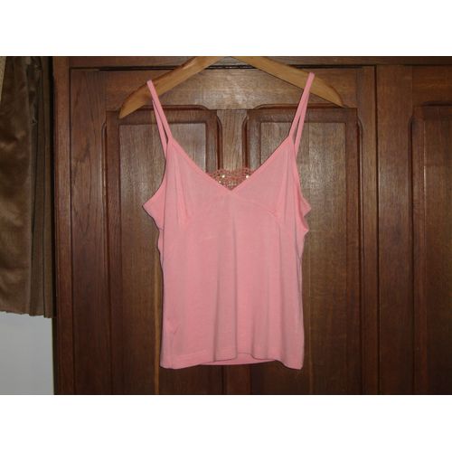 Débardeur Bretelle Rose Taille M