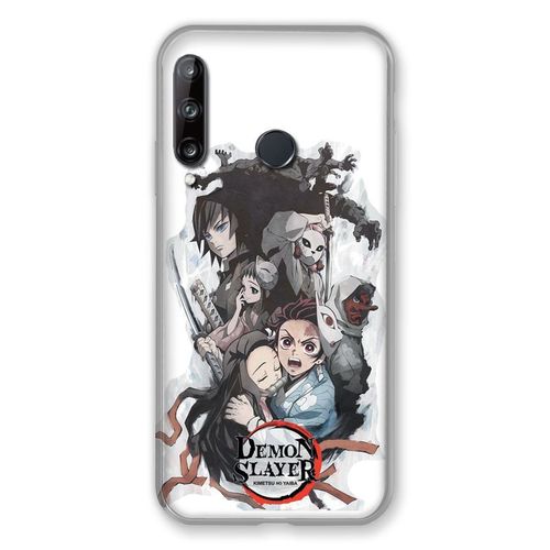 Coque Pour Huawei P40 Lite E Manga Demon Slayer Blanc