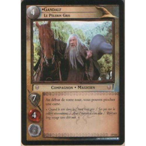 Gandalf Le Pelerin Gris, Carte Promo, (Les Mines De La Moria, Vf, N°2p122)